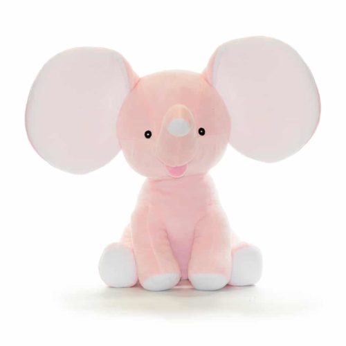 Soft animal named pink elephant