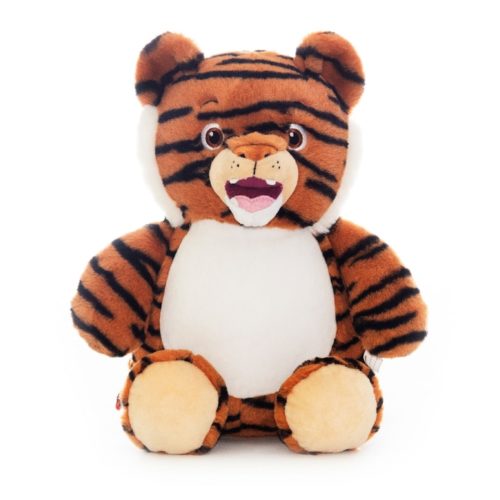 Tiger soft toy with name