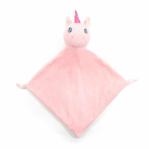 Pink unicorn comforter