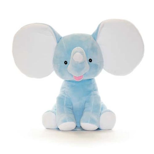 Blue elephant soft toy