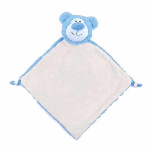 Blue teddy bear blanket