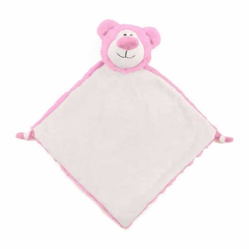 pink teddy bear blanket