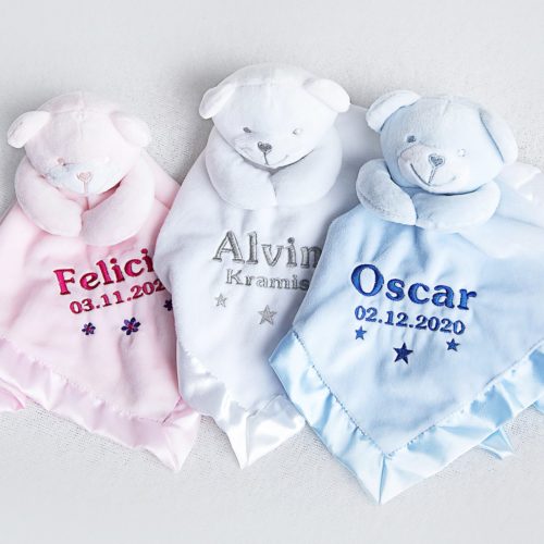 Personalized baby comforters