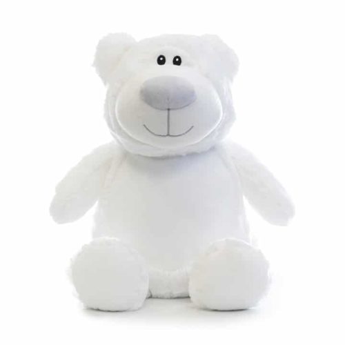 White teddy bear with name - Edward