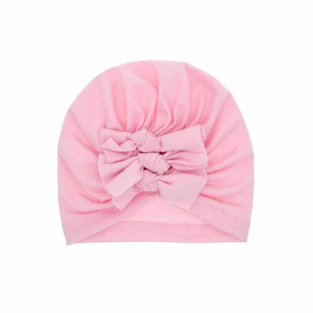 Light pink turban baby