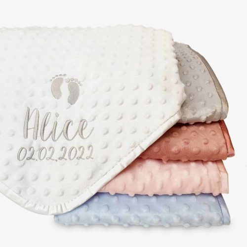 Baby blanket with the name summer blanket summer dream