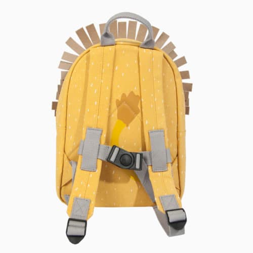 Backside of Lion backpack